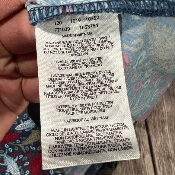 Columbia PFG Fish Print Vented Short Sleeve Button Shirt XLT Mens Red Blue AOP - Picture 6 of 9